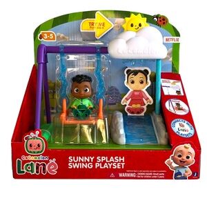 Cocomelon Lane Sunny Splash Swing Playset